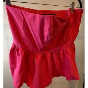 French Connection Raspberry Corset Top - Size 12